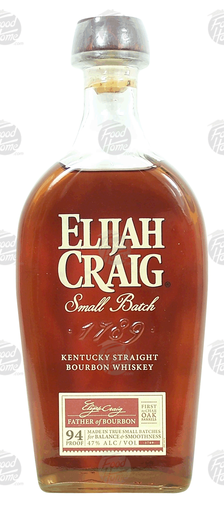 Elijah Craig  kentucky straight bourbon whiskey, small batch, 47% alc. by vol. Full-Size Picture